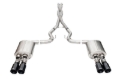 Picture of Corsa 2024-2025 Ford Mustang V8 5.0L 3in Cat-Back Exhaust System w/ Twin 4in Black Straight Tips