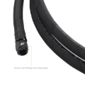Picture of Mishimoto Push Lock Hose, Black, -4AN, 120in Length