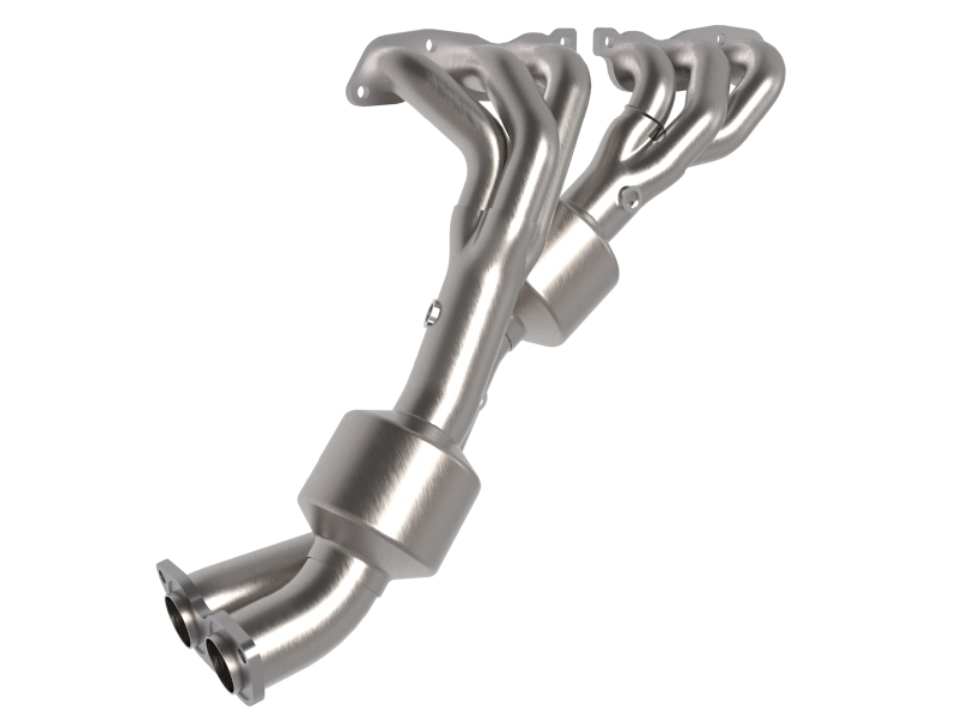 Picture of aFe 98-05 Lexus GS300 / 01-05 Lexus IS300 Twisted Steel 304 Stainless Steel Header w/ Cat