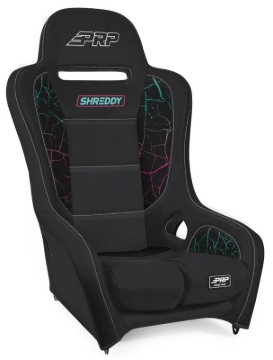 Picture of PRP Shreddy Edition Podium Suspension Seat - Cracked/Black