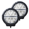 Picture of Go Rhino Xplor Bright Series Round LED Driving Light Kit w/DRL (Surface Mount) 6in - Blk (2 pc)