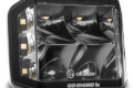 Picture of Go Rhino Xplor Blackout Series Cube LED Sideline Spot Light Kit (Surface Mount) 4x3 - Blk (Pair)