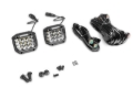 Picture of Go Rhino Xplor Bright Series Sideline Cube LED Spot Light Kit (Surface Mount) 4x3 - Blk (Pair)