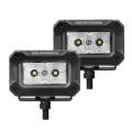 Picture of Go Rhino Xplor Bright Series Rectangle LED Flood Light Kit (Surface/Thread Std Mnt) 3x2 - Blk (Pair)