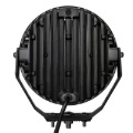 Picture of Go Rhino Xplor Blackout Series Round Single LED Spot Light Kit w/DRL (Surface Mount) 9in. - Blk