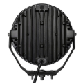 Picture of Go Rhino Xplor Blackout Series Round LED Sgl Driving Kit w/DRL (Surface/Thread Stud Mnt) 9in. - Blk