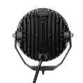 Picture of Go Rhino Xplor Blackout Series Round LED Spot Light Beam w/DRL (Surface/Thread Stud Mnt) 7in. - Blk