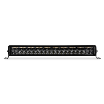 Picture of Go Rhino Xplor Blackout Combo Series Dbl Row LED Light Bar w/Amber (Side/Track Mount) 21.5in. - Blk