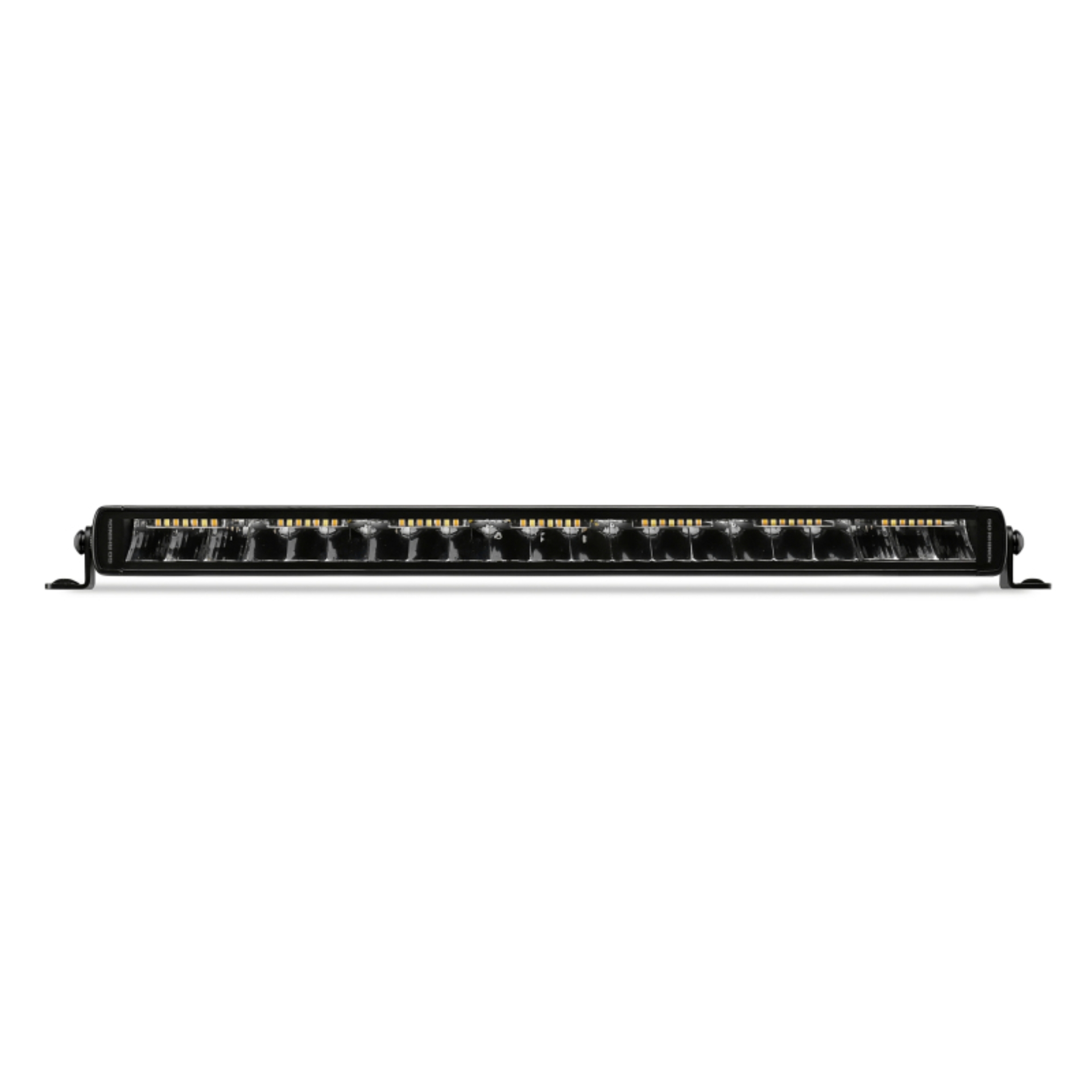 Picture of Go Rhino Xplor Blackout Combo Series Sgl Row LED Light Bar w/Amber (Side/Track Mount) 20.5in. - Blk