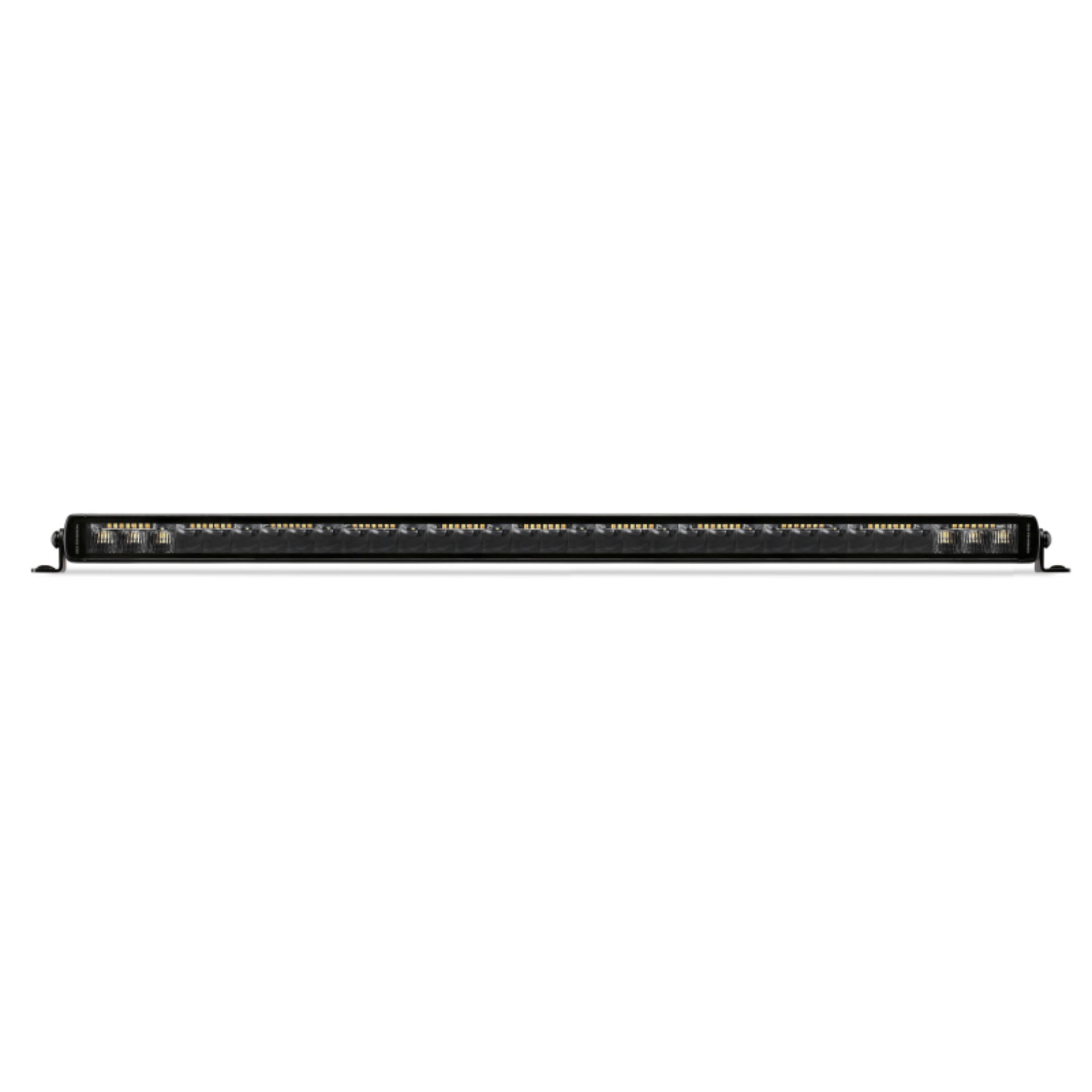 Picture of Go Rhino Xplor Blackout Combo Series Sgl Row LED Light Bar w/Amber (Side/Track Mount) 31.5in. - Blk