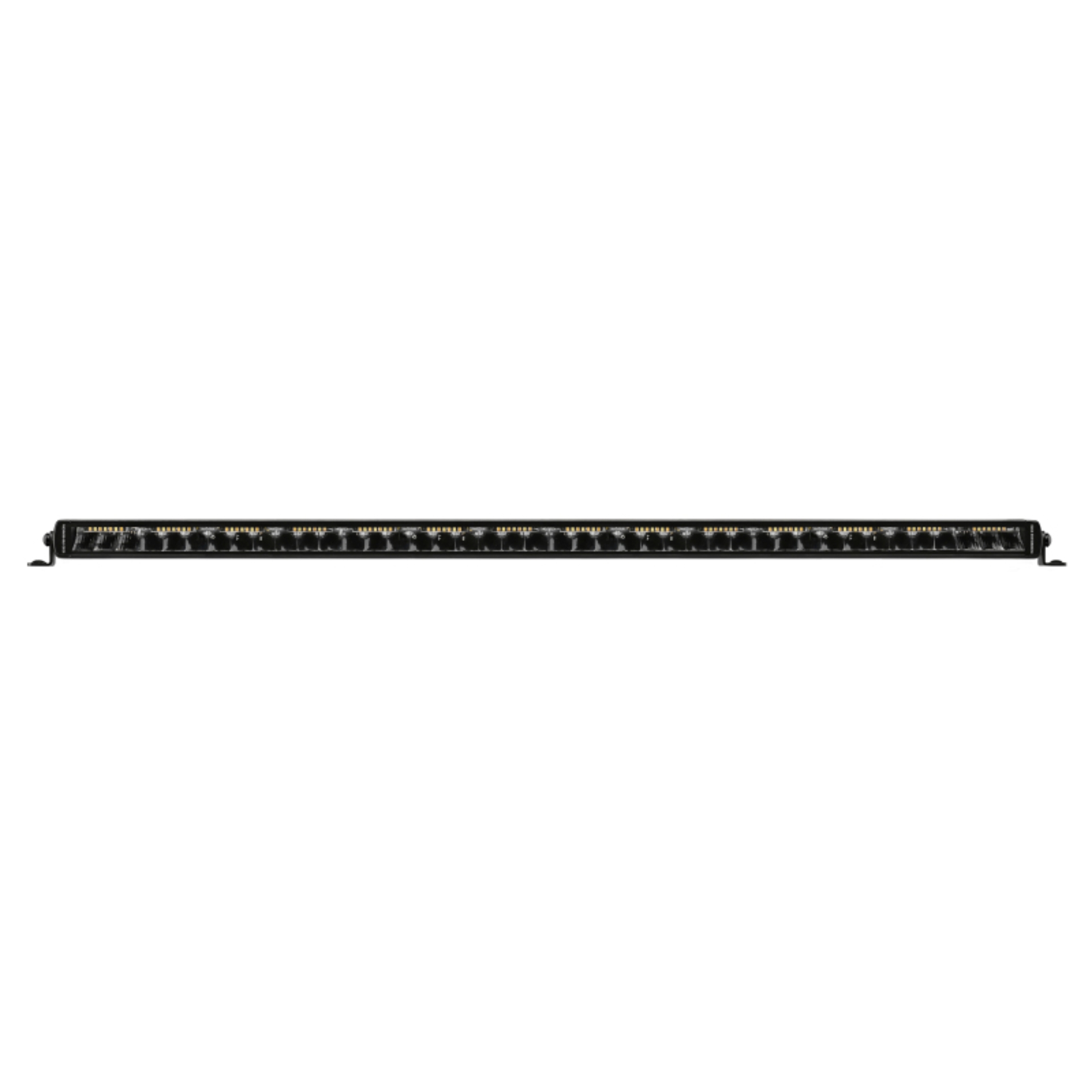 Picture of Go Rhino Xplor Blackout Combo Series Sgl Row LED Light Bar w/Amber (Side/Track Mount) 39.5in. - Blk