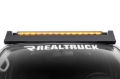 Picture of Go Rhino Xplor Blackout Combo Series Sgl Row LED Light Bar w/Amber (Side/Track Mount) 39.5in. - Blk