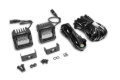 Picture of Go Rhino Xplor Bright Series Cube LED Flood Light Kit (Surface/Threaded Stud Mount) 3x3 - Blk (Pair)