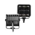 Picture of Go Rhino Xplor Blackout Series Cube LED Spot Light Kit (Surface/Threaded Stud Mnt) 2x2 - Blk (Pair)