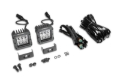 Picture of Go Rhino Xplor Bright Series Cube LED Spot Light Kit (Surface/Threaded Stud Mount) 3x3 - Blk (Pair)