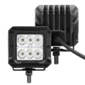 Picture of Go Rhino Xplor Bright Series Cube LED Spot Light Kit (Surface/Threaded Stud Mount) 3x3 - Blk (Pair)