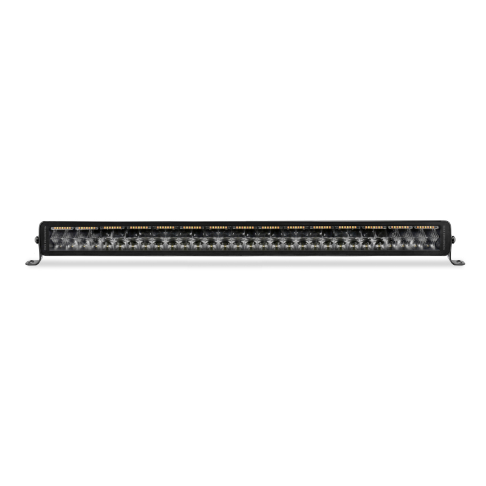 Picture of Go Rhino Xplor Blackout Combo Series Dbl Row LED Light Bar w/Amber (Side/Track Mount) 32in. - Blk