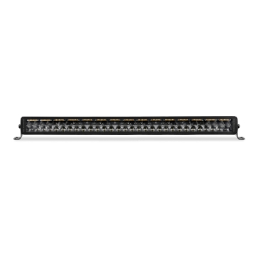 Picture of Go Rhino Xplor Blackout Combo Series Dbl Row LED Light Bar w/Amber (Side/Track Mount) 32in. - Blk