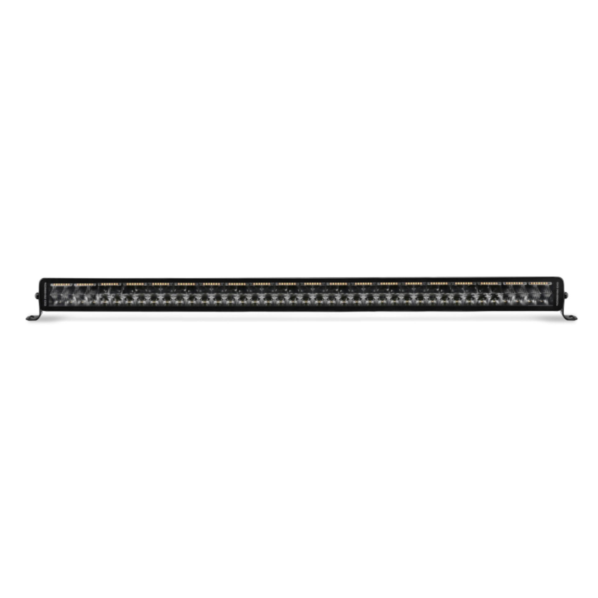 Picture of Go Rhino Xplor Blackout Combo Series Dbl Row LED Light Bar w/Amber (Side/Track Mount) 40in. - Blk