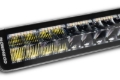 Picture of Go Rhino Xplor Blackout Combo Series Dbl Row LED Light Bar w/Amber (Side/Track Mount) 32in. - Blk