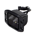 Picture of Go Rhino Xplor Blackout Series Cube LED Flood Light Kit (Flush Mount) 3x3 - Blk (Pair)
