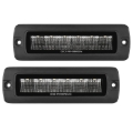 Picture of Go Rhino Xplor Blackout Series Sixline LED Flood Light Kit (Flush Mount) - Blk (Pair)