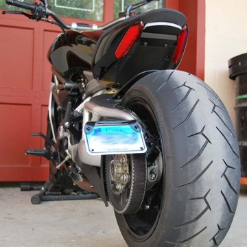 Picture of New Rage Cycles 19+ Ducati Diavel 1260 Side Mount License Plate-2 Position
