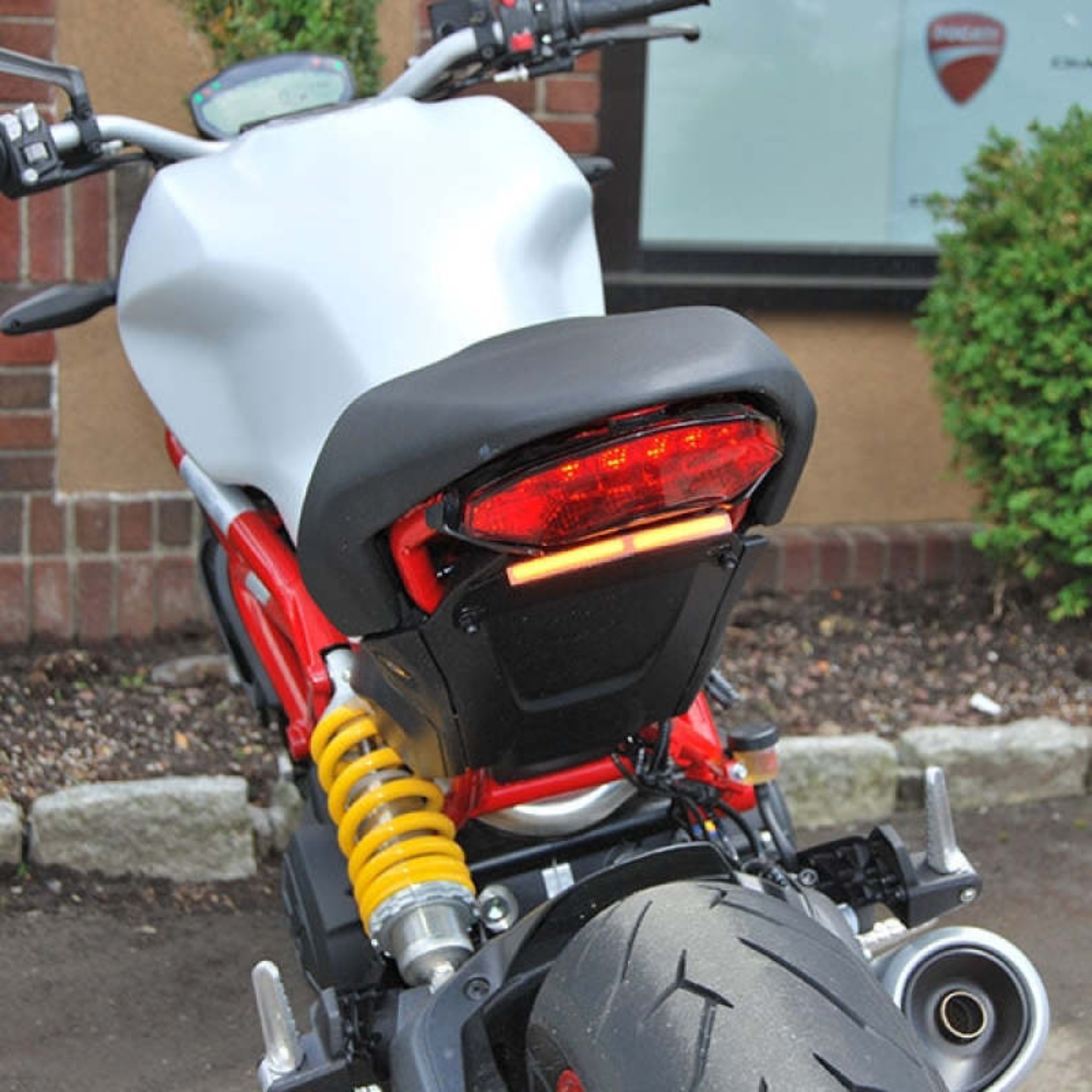 Picture of New Rage Cycles 18+ Ducati Monster 821 Fender Eliminator Kit w/Load EQ