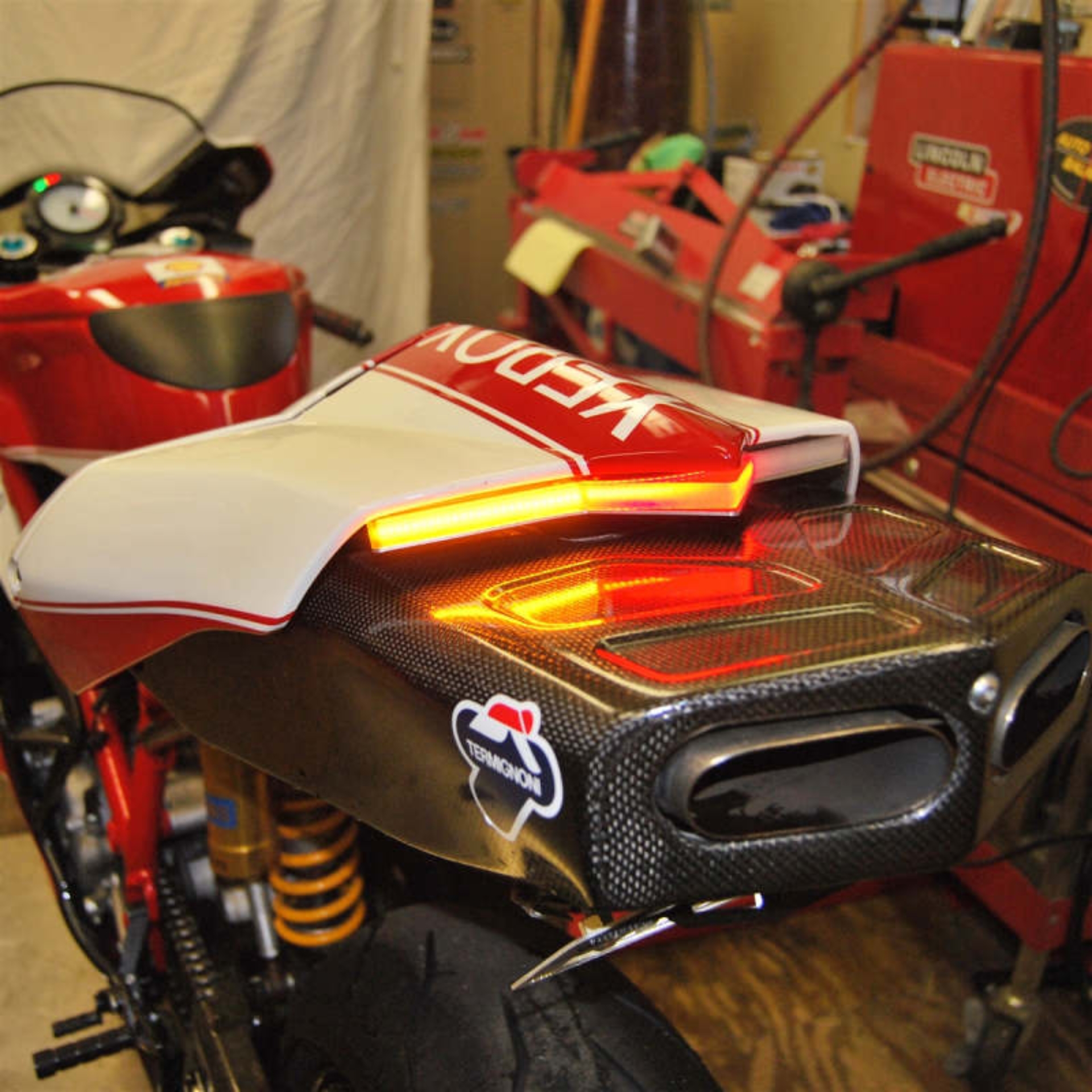 Picture of New Rage Cycles 03-06 Ducati 999 Fender Eliminator Kit w/Load EQ