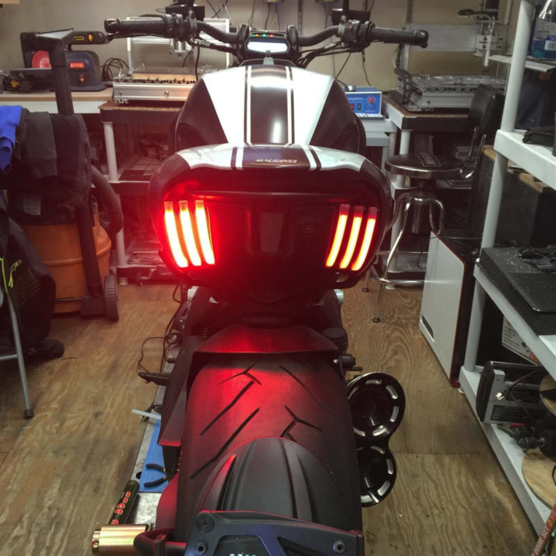 Picture of New Rage Cycles 10-19 Ducati Diavel Rear Turn Signals