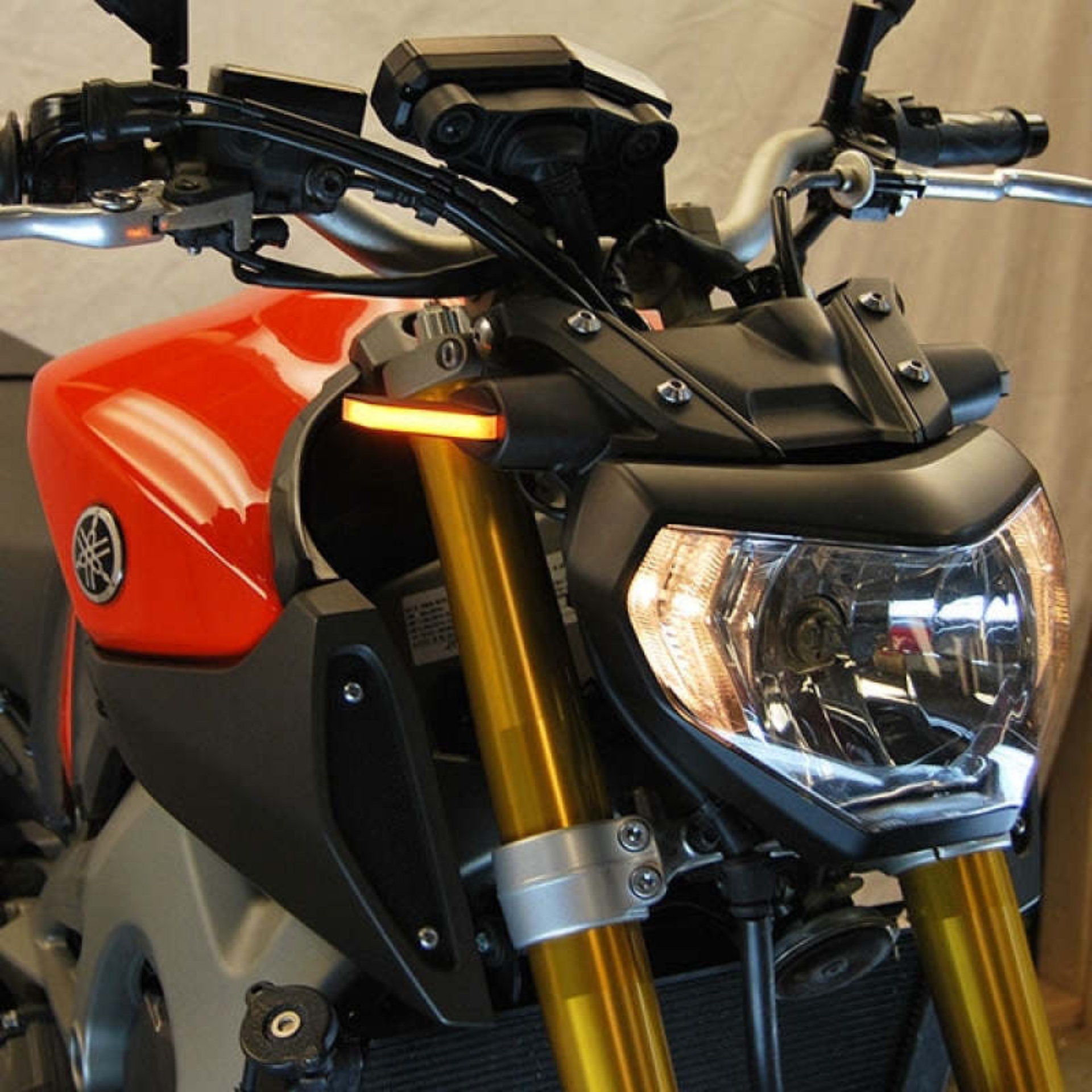 Picture of New Rage Cycles 14-16 Yamaha FZ-09/ MT-09 Front Turn Signals