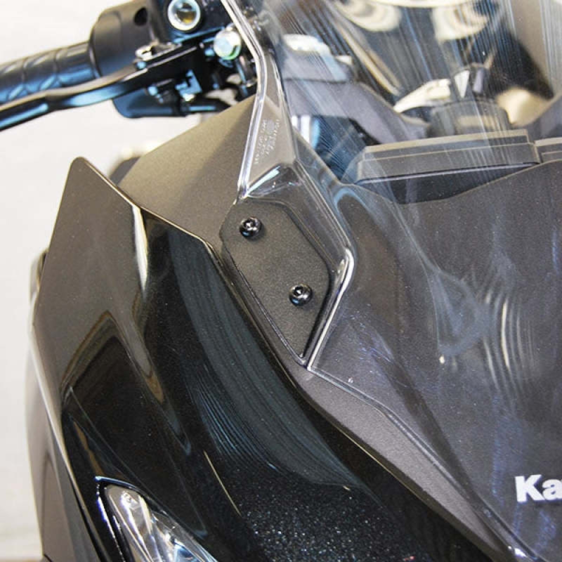 Picture of New Rage Cycles 18+ Kawasaki Ninja 400 Mirror Block Off Plates