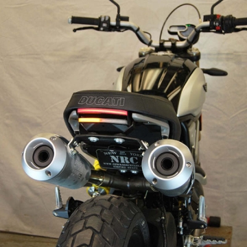 Picture of New Rage Cycles 18+ Ducati Scrambler 1100 Fender Eliminator Kit Tucked