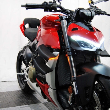 Picture of New Rage Cycles 20-24 Ducati Streetfighter V4/ 2020 V2 Front Turn Signals