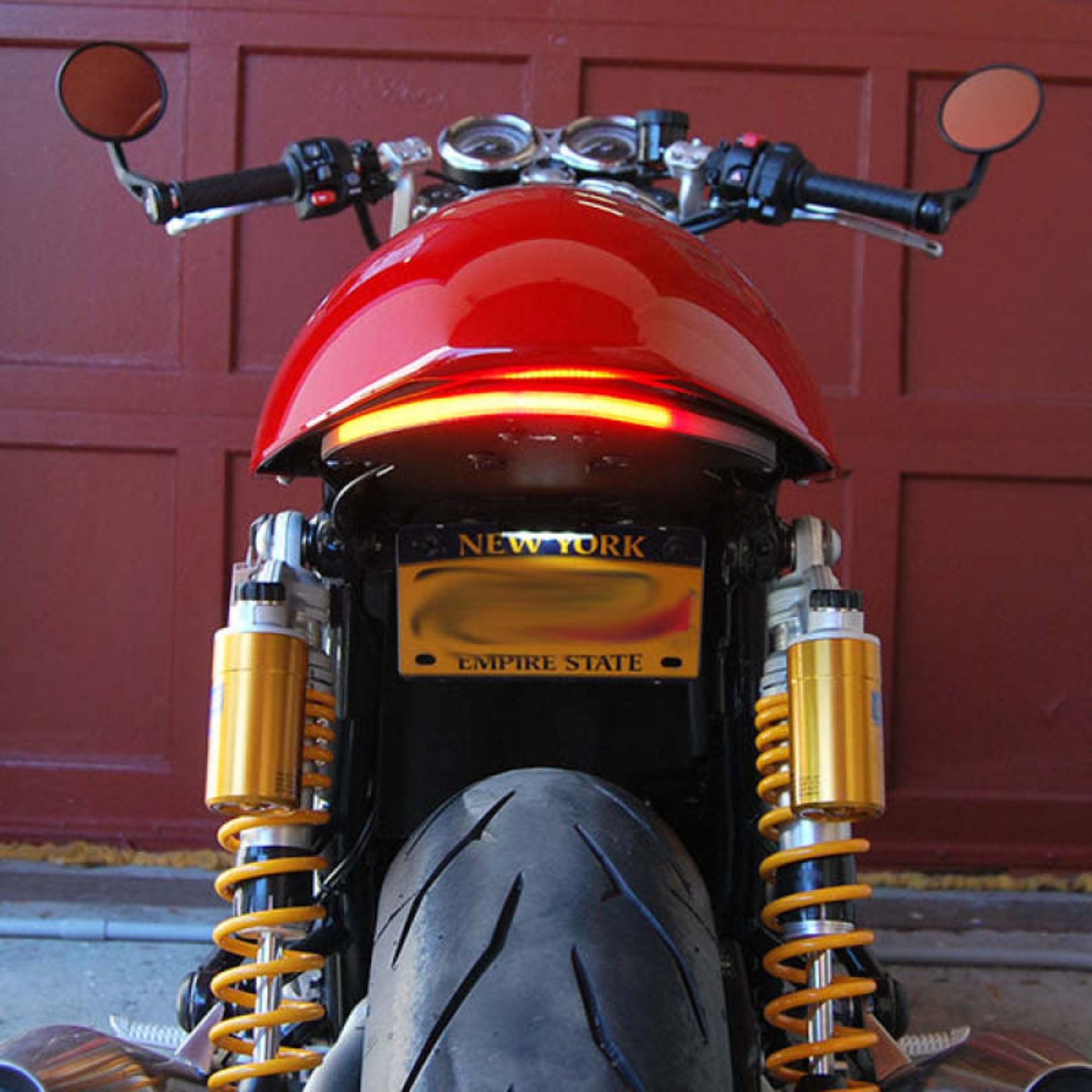 Picture of New Rage Cycles 16+ Triumph Thruxton / R 1200 Fender Eliminator Kit Tucked