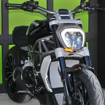 Picture of New Rage Cycles 16+ Ducati XDiavel Front Turn Signals