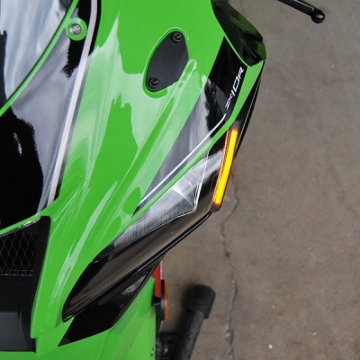 Picture of New Rage Cycles 16-20 Kawasaki ZX-10R Front LED Turn Signals w/Load EQ