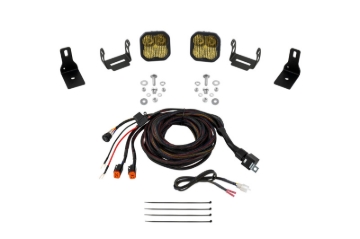 Picture of Diode Dynamics 2022+ Ford Maverick SS3 Sport Stage Series Ditch Light Kit Yellow Combo