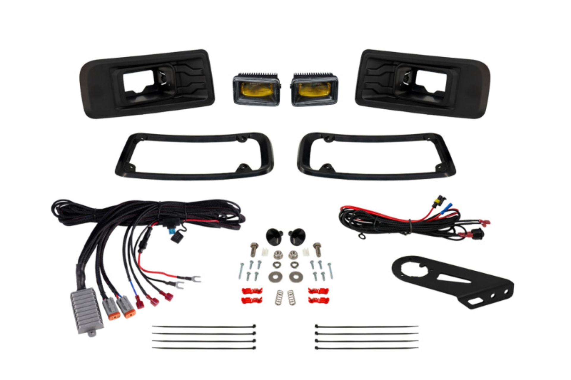 Picture of Diode Dynamics 2022+ Ford Maverick Elite Series Add-On LED Fog Light Kit Yellow