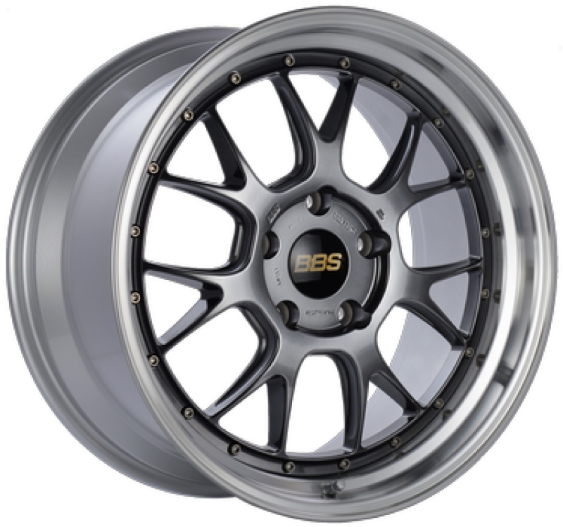 Picture of BBS LM-R 20x10 5x112 ET12 Diamond Silver Center / Diamond Cut Lip Wheel -82mm PFS/Clip Required