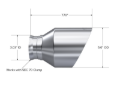 Picture of MBRP 15-23 Dodge Charger 5.7L/6.2L/6.4L T304 3in ID / 5in OD Out / 8in Length Angle Cut SS Tip