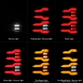 Picture of AlphaRex 09-18 Dodge Ram Luxx-Series LED Tail Lights Black w/ Activation Light & Sequential Signal