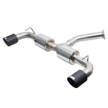 Picture of Injen 19-22 Hyundai Veloster N L4 2.0L Turbo Performance SS Axle Back Exhaust System - Carbon Tips