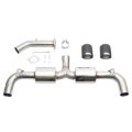 Picture of Injen 19-22 Hyundai Veloster N L4 2.0L Turbo Performance SS Axle Back Exhaust System - Carbon Tips