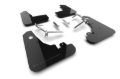Picture of Rally Armor RAL UR Blk Flap/Dark Grey Logo Mud Flaps - MF99-UR-BLK-DGRY