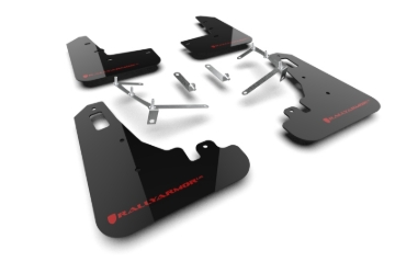 Picture of Rally Armor 22-26 Subaru BRZ / Toyota GR86 Black UR Mud Flap w/Red Logo