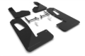 Picture of Rally Armor 22-26 Rivian R1S Black UR Mud Flap w/Metallic Black Logo