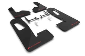 Picture of Rally Armor 22-26 Rivian R1S Black UR Mud Flap w/Red Logo