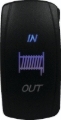 Picture of DragonFire Racing Lighted Switch Winch In/Out Blue