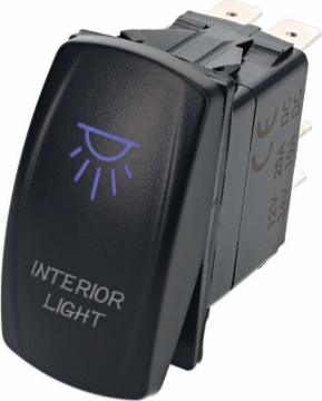 Picture of DragonFire Racing Lighted Switch On/Off Blue
